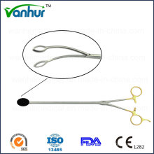 Instrumentos de toracoscopia Pinça de tecido (tipo oval)